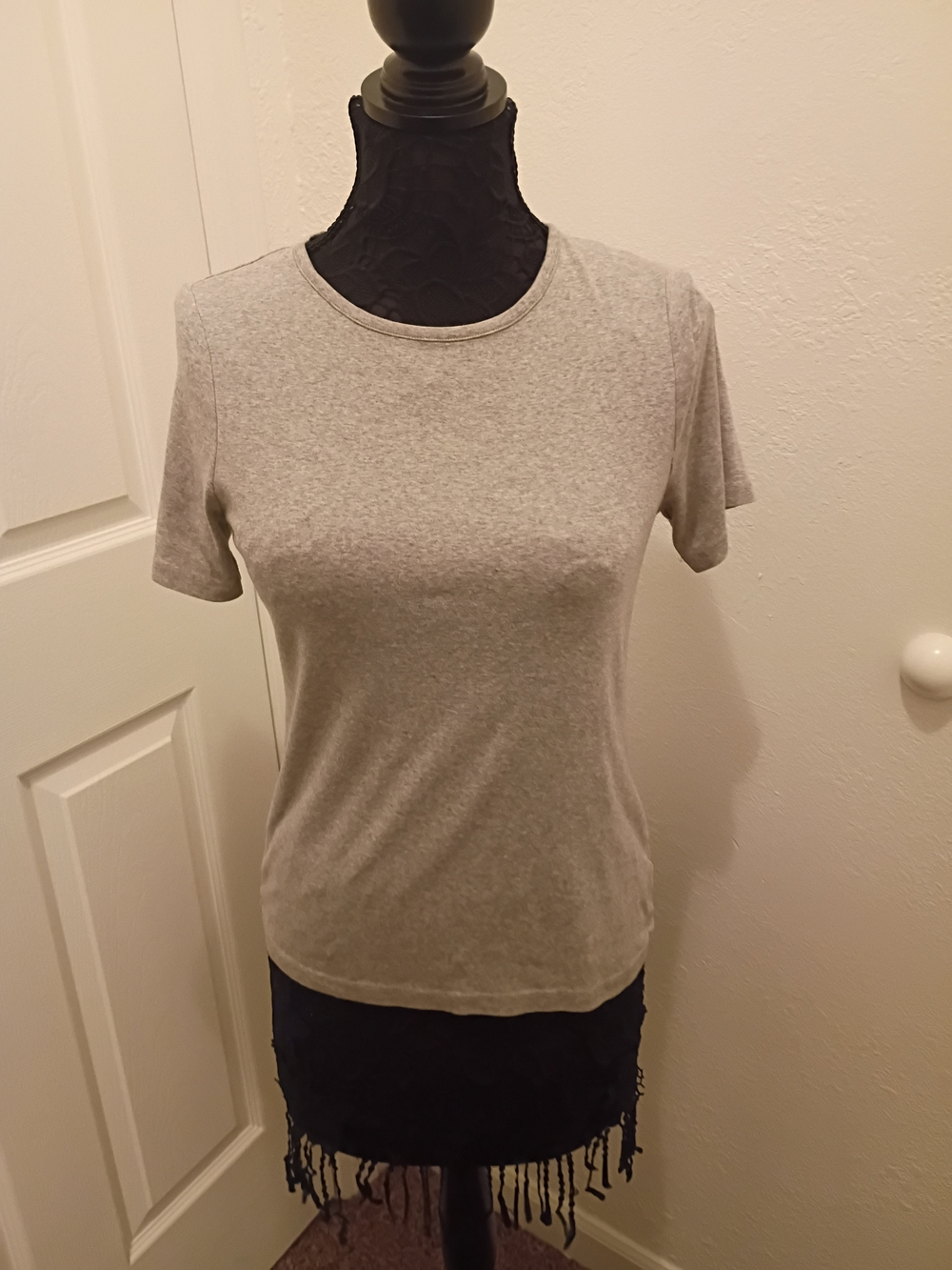 a new day Light Heather Gray Crewneck Short-Sleeve Tee